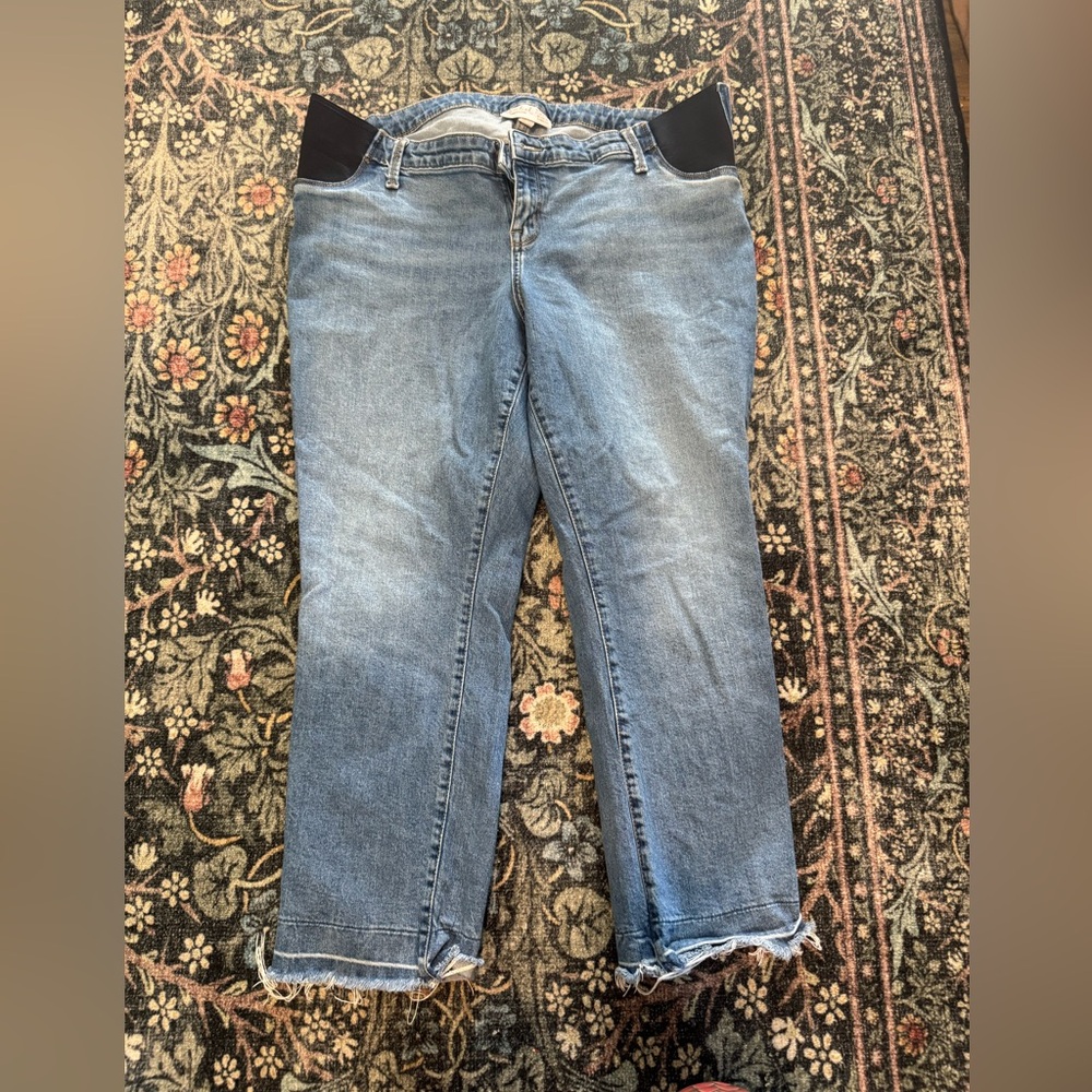 Isabel Maternity by Ingrid & Isabel Blue Ankle Jeans